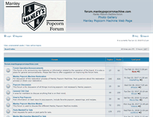 Tablet Screenshot of forum.manleypopcornmachine.com